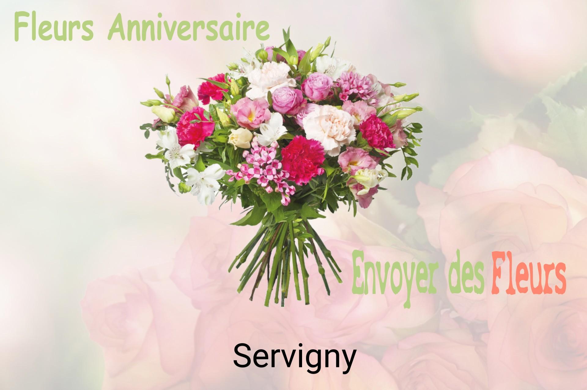Bouquet de fleurs d’anniversaire livré à Servigny